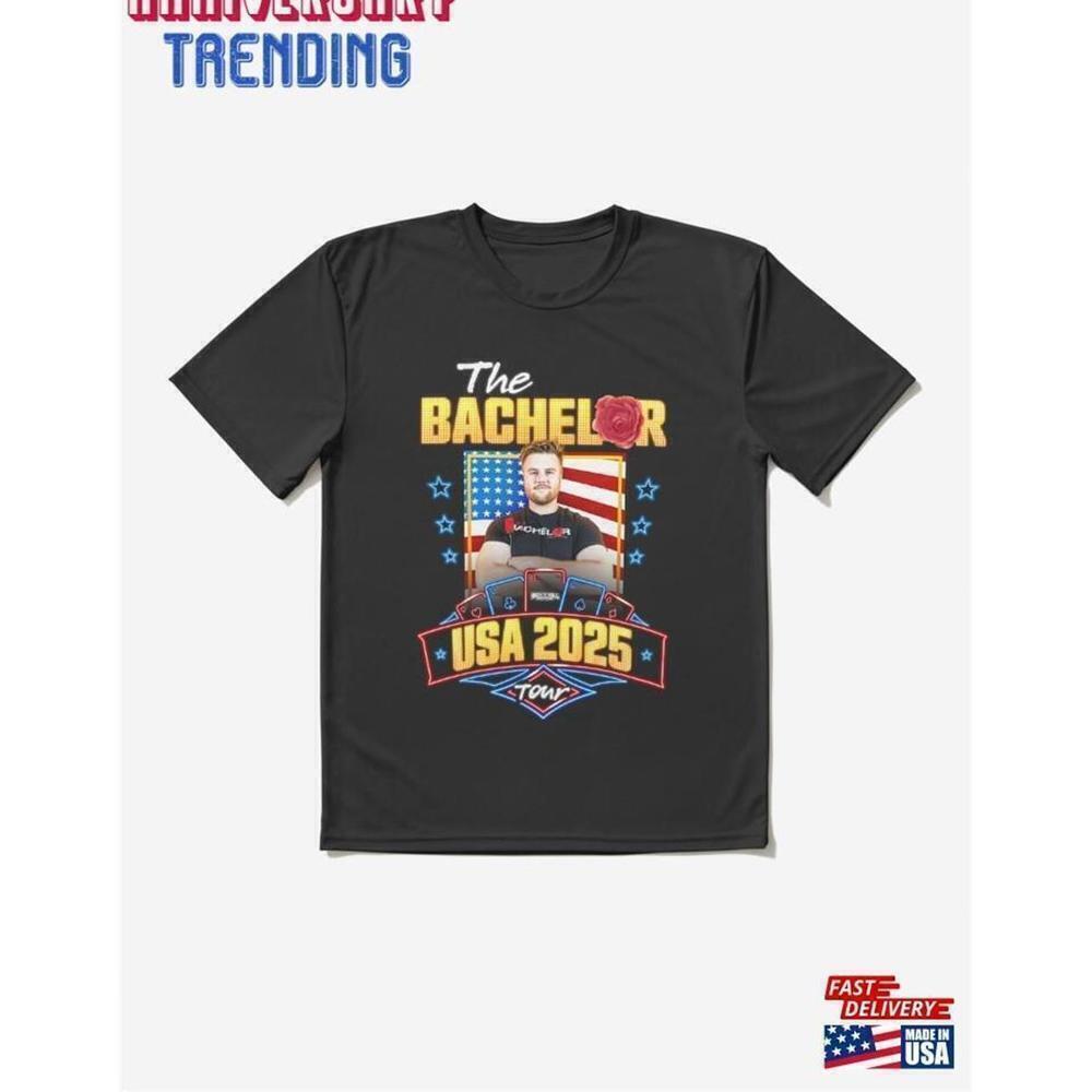 The Bachelor Usa 2025 Tour Official T Shirt Active Tshirt Classic
